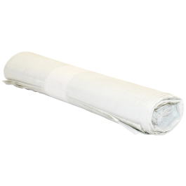Bolsa basura industrial blanca 85x105cm galga 110 rollo de 10 unidades