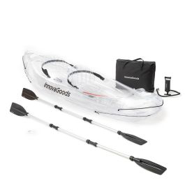 Kayak Hinchable Transparente con Accesorios Paros InnovaGoods 312 cm 2 plazas Kayak Hinchable Transparente con Accesorios Paros InnovaGoods 312 cm 2 plazas