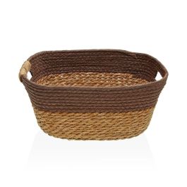 Cesta con asas marrón M Versa 23x15x31 cm - Alga y papel (2 Unidades) Precio: 7.49999987. SKU: B13EHC7YGK