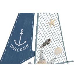 Decoracion Antique DKD Home Decor Azul Blanco 6 x 35.5 x 19.5 cm (4 Unidades) Decoracion Antique DKD Home Decor Azul Blanco 6 x 35.5 x 19.5 cm (4 Unidades)