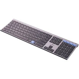 Bluestork BLU3760162054774 Teclado Inalámbrico AZERTY Metálico Silencioso Teclas Tipo Tijera