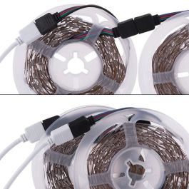 Kit Tira 36W 1.500Lm 150 LEDs 5 metros RGB Blister Transformador, Controlador, Control Bluetooth IP20 40.000H [CA-KITRGB-5M]
