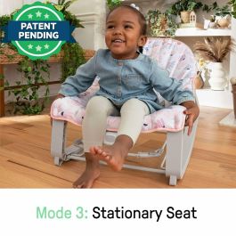 Ingenuity ING17377 Mecedora para bebé 3 en 1 Keep Cozy Burst - 3 posiciones - Arco con peluches extraíbles - Hasta 18 kg
