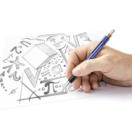 STAEDTLER 775 Mars micro Portaminas retráctil negro 3 unidades con borrador y clip