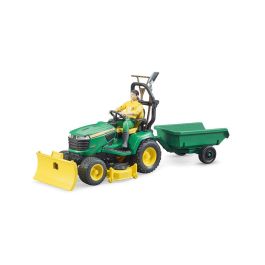Bruder 62104 John Deere X949 Tractor Cortacésped de Juguete con Remolque, Figura Jardinero y Cortadora Triple Regulable Precio: 27.50000033. SKU: S2412072