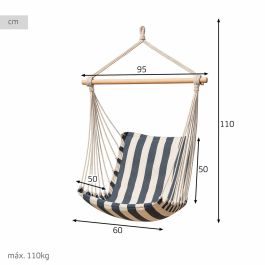Hamaca Colgante Aktive 95 X 110 X 50 CM (2 Unidades)
