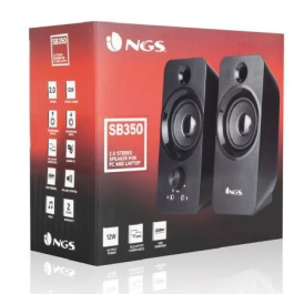 NGS SB350 Altavoces 2.0 PC USB 12W Estéreo