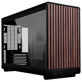 Lian Li A3 Caja Ordenador Gaming ATX Micro-ATX Compacta Negro con Madera y Cristal USB-C