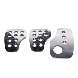Omp OMPOA0-1040-003 Juego 3 Pedales Racing Cromado Aluminio Anodizado Freno Embrague Acelerador Corto Antideslizante Precio: 36.49999969. SKU: S3706514