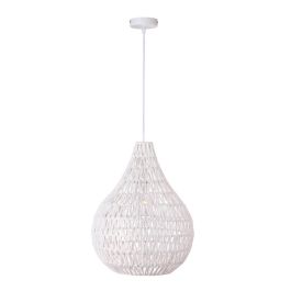 Lámpara Colgante Orsk de Cuerda Natural SKD-P80027 | Diseño Original E27 para Salón, Comedor y Restaurante