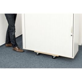 Meister Plataforma Rodante 200kg con Freno, Soporte Muebles 590x250mm, 4 Ruedas Giratorias con Freno