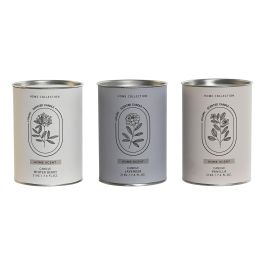 Vela Urban DKD Home Decor Blanco Crema 8 x 10 x 8 cm (6 Unidades)
