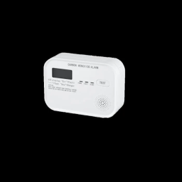 Chacon Detector de CO con Pantalla LCD, Alarma 85dB, Alimentación Pilas AA, Certificación EN50291