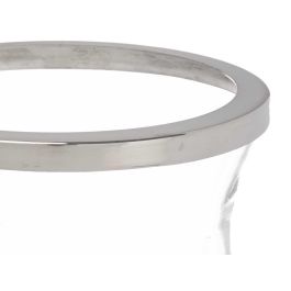 Portavela Copa Abombada Plateada Giftdecor 15.5x25.5x15.5 cm - Cristal y Acero (6 Unidades) Portavela Copa Abombada Plateada Giftdecor 15.5x25.5x15.5 cm - Cristal y Acero (6 Unidades)