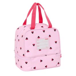 Portameriendas Minnie Mouse Naive Rosa 20 x 20 x 15 cm