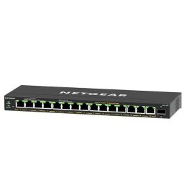 NETGEAR GS316EP-100PES Switch Gigabit Gestionado 16 Puertos (15 PoE+), 32 Gbit/s, 180W PoE, QoS, VLAN, Full Duplex