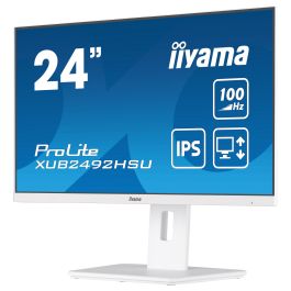 iiyama XUB2492HSU-W6 61cm/24" (1920x1080) FHD IPS 100Hz 0,4ms HDMI DP Pivot Speaker Blanco
