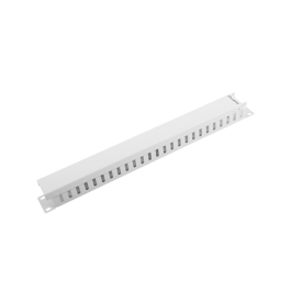 Lanberg AK-1201-S Panel de gestión de cables para bastidor, Gris, Metal, 48,3 cm (19") Precio: 10.50000006. SKU: B1B2FWZ7FL