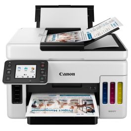 Multifunción Recargable Canon MAXIFY GX6050 MegaTank WiFi/ Dúplex/ Blanca