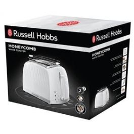 Russell Hobbs 26060-56 Tostador Honeycomb Blanco para 2 Rebanadas
