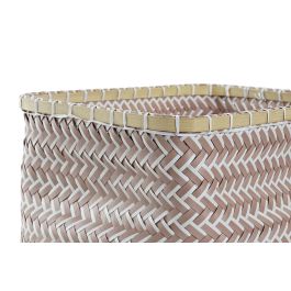 Cesta DKD Home Decor Gris Beige 26 x 19 x 35 cm (2 Unidades) Cesta DKD Home Decor Gris Beige 26 x 19 x 35 cm (2 Unidades)