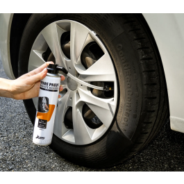 CARLINEA Spray Reparador de Neumáticos - 300 ml - Solución para Pinchazos con o sin Cámara Interior