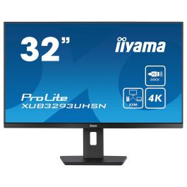 iiyama Monitor XUB3293UHSN-B5 32" 4K UHD IPS 3840x2160 4ms USB-C HDMI DisplayPort Negro