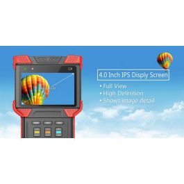 Ernitec Monitor tester WiFi con pantalla táctil 4" HDCVI/AHD/TVI/CVBS salida 12V 2A Ernitec Monitor tester WiFi con pantalla táctil 4" HDCVI/AHD/TVI/CVBS salida 12V 2A