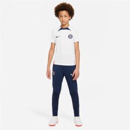 Camiseta de Fútbol de Manga Corta para Niños Nike París Saint-Germain Strike Blanco