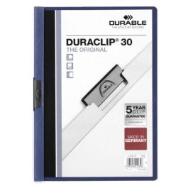 Durable Carpeta Dossier Pinza Duraclip 30 Azul Oscuro A4 -25U- Precio: 32.49999984. SKU: S8404304