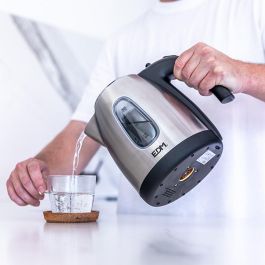 Edm Hervidor de Agua Eléctrico Kettle 2200W 1.7L Acero Inoxidable