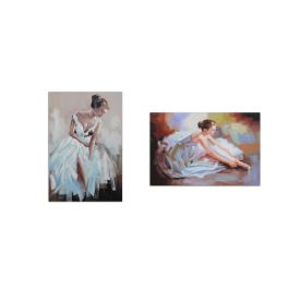 DKD Home Decor Cuadro Tradicional Multicolor Lienzo MDF Set de 2 2.8 x 100 x 70 cm Precio: 32.49999984. SKU: B1B7TMW4QV