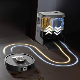 Shark RV2800ZEEU Robot Aspirador y Fregador PowerDetect NeverTouch Pro 2-en-1, Autovaciado, Navegación LiDAR
