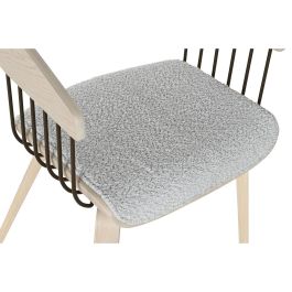 Silla Scandi DKD Home Decor Gris 55 x 76.5 x 53 cm