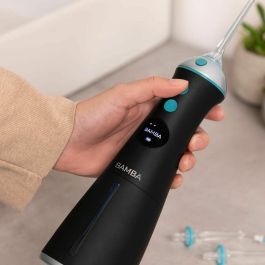 Cecotec Bamba ToothCare 1100 Jet Liberty Irrigador Oral Inalámbrico 0,28 L Negro con 6 Cabezales