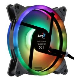 Aerocool ACF4-DU10217.11 Ventilador para Caja PC Duo 14 ARGB 140mm, 1000 RPM, 23.2 dBA, 49.5 CFM