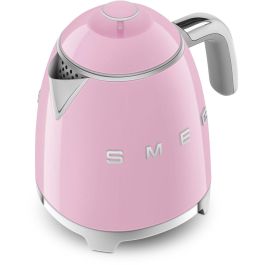 Smeg KLF05PKEU Hervidor de Agua Mini 0.8 L 1400 W Rosa Acero Inoxidable Indicador de Nivel de Agua Filtrado Apagado Automático