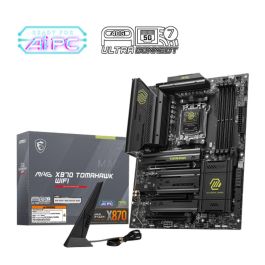 MSI MAG X870 TOMAHAWK WiFi Placa Base AMD X870 Zócalo AM5 Ryzen DDR5 ATX con Wi-Fi 7, M.2 y Ethernet 2.5G Precio: 318.7900001. SKU: B1KJ8KEEBK