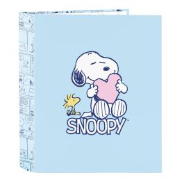 Carpeta de anillas Snoopy Love Azul A4 27 x 33 x 6 cm Precio: 9.89999978. SKU: B1GBQHG5TJ