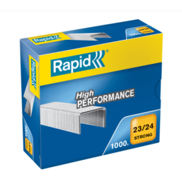 Rapid Grapas 23/24 Galvanizadas Caja de 1000 Unidades para Gruesos Precio: 11.49999972. SKU: B1FZJM9YZF