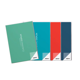 Additio Cuaderno Duplex A4 para Profesorado PVC 112 Páginas Colores Surtidos