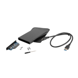 NATEC Rhino Caja de disco duro (HDD) Negro 2.5" Precio: 8.98999992. SKU: S5604478