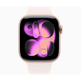 Apple MF8E4ZRA Watch Series 11 GPS + Cellular - Caja de aluminio oro rosa 42 mm - Correa deportiva rubor claro S/M