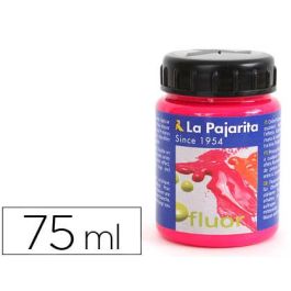 Pintura Acrilica La Pajarita F-04 Magenta Fluorescente 75 mL 6 unidades