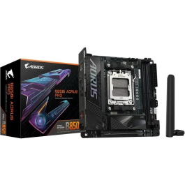Gigabyte 9AB85IPRO-00-G10 Placa Base Mini ITX - AMD Ryzen 9000, VRM 8+2+1, DDR5 8400MHz (OC), PCIe 5.0/4.0 M.2, 2.5Gb LAN, WiFi 7, USB 3.2 Gen 2