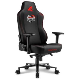 Sharkoon SKILLER SGS40 aTTax Silla Gaming universal, 150kg, 200cm, negro/rojo, con reposabrazos, material PU, de aluminio