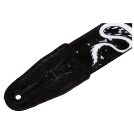 Levy's Correa Eastern Harmony Series 2" de Poliéster - Dragón Negro & Blanco