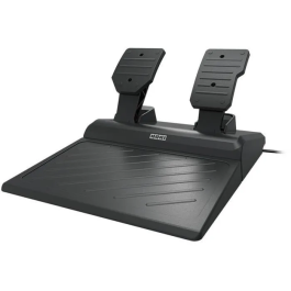 Hori Volante de Carreras Overdrive con Pedales Incluidos, Compatible con PC y Xbox - Negro