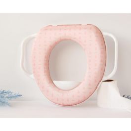 KioKids Petits Moments Reductor WC Rosa con Asas y Protector de Salpicaduras para Niños +12 Meses