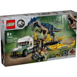 LEGO 76966 Jurassic World Dinosaurier-Missionen: Allosaurus-Transporter, Set de Construcción de Dinosaurios